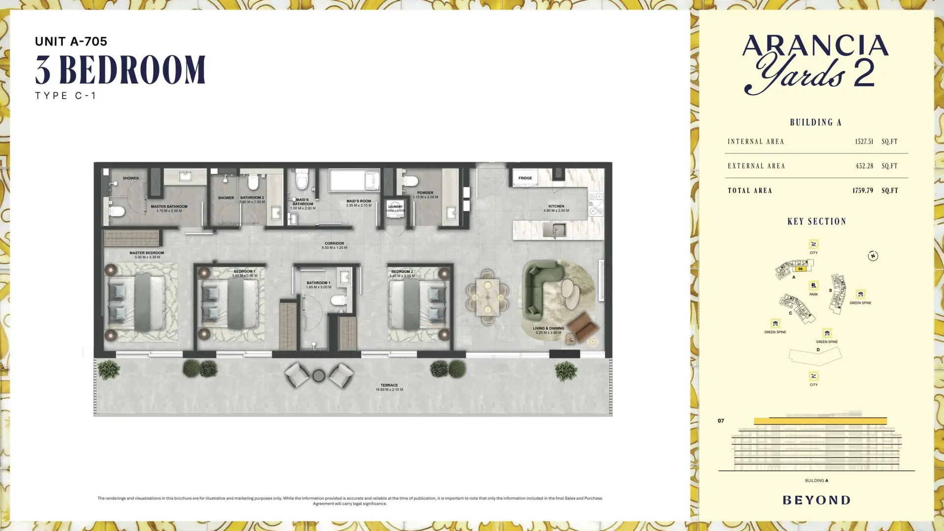 3 Bedroom Layout